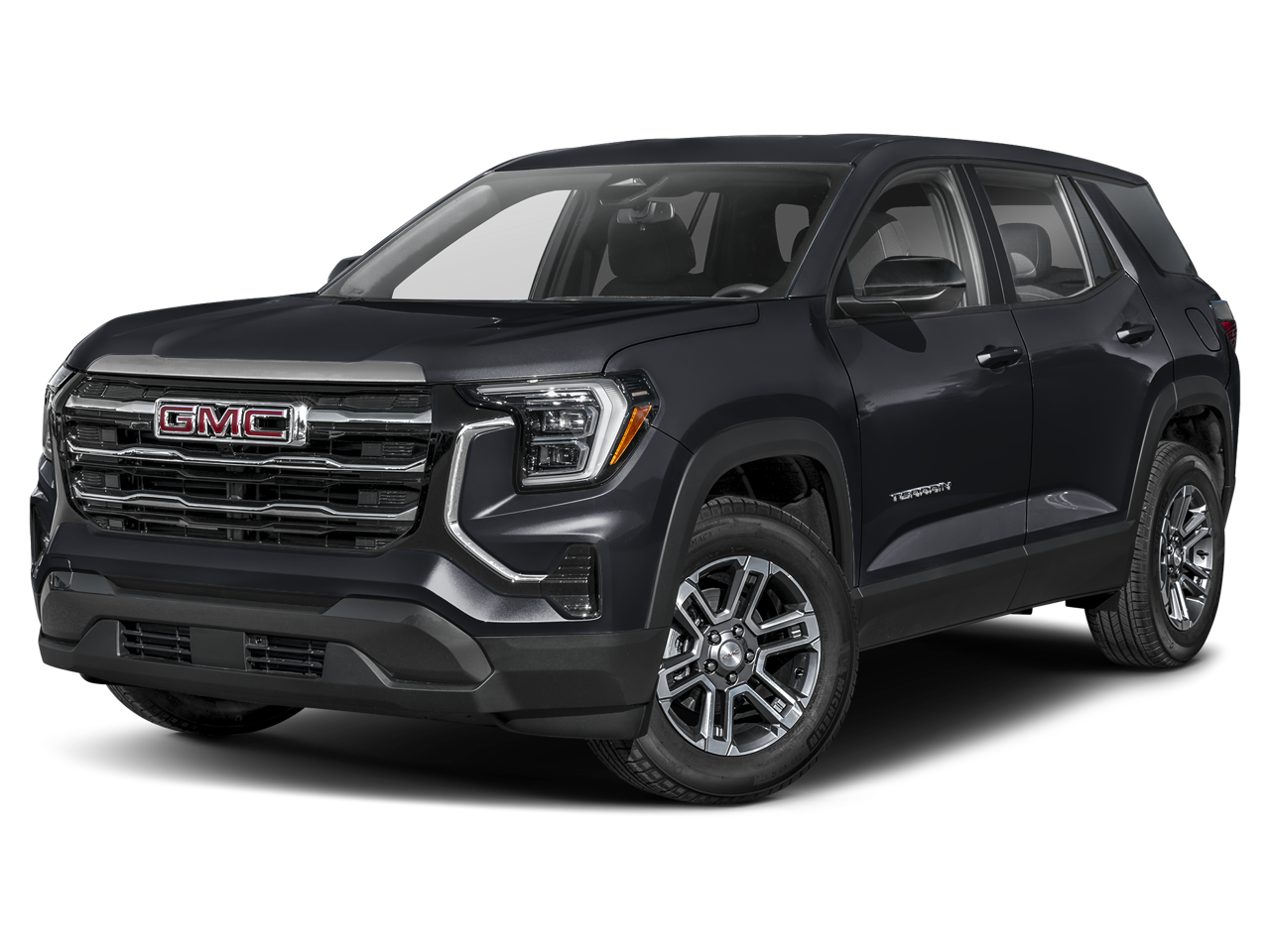 2026 GMC Terrain Elevation in Sterling Metallic — front three-quarter view