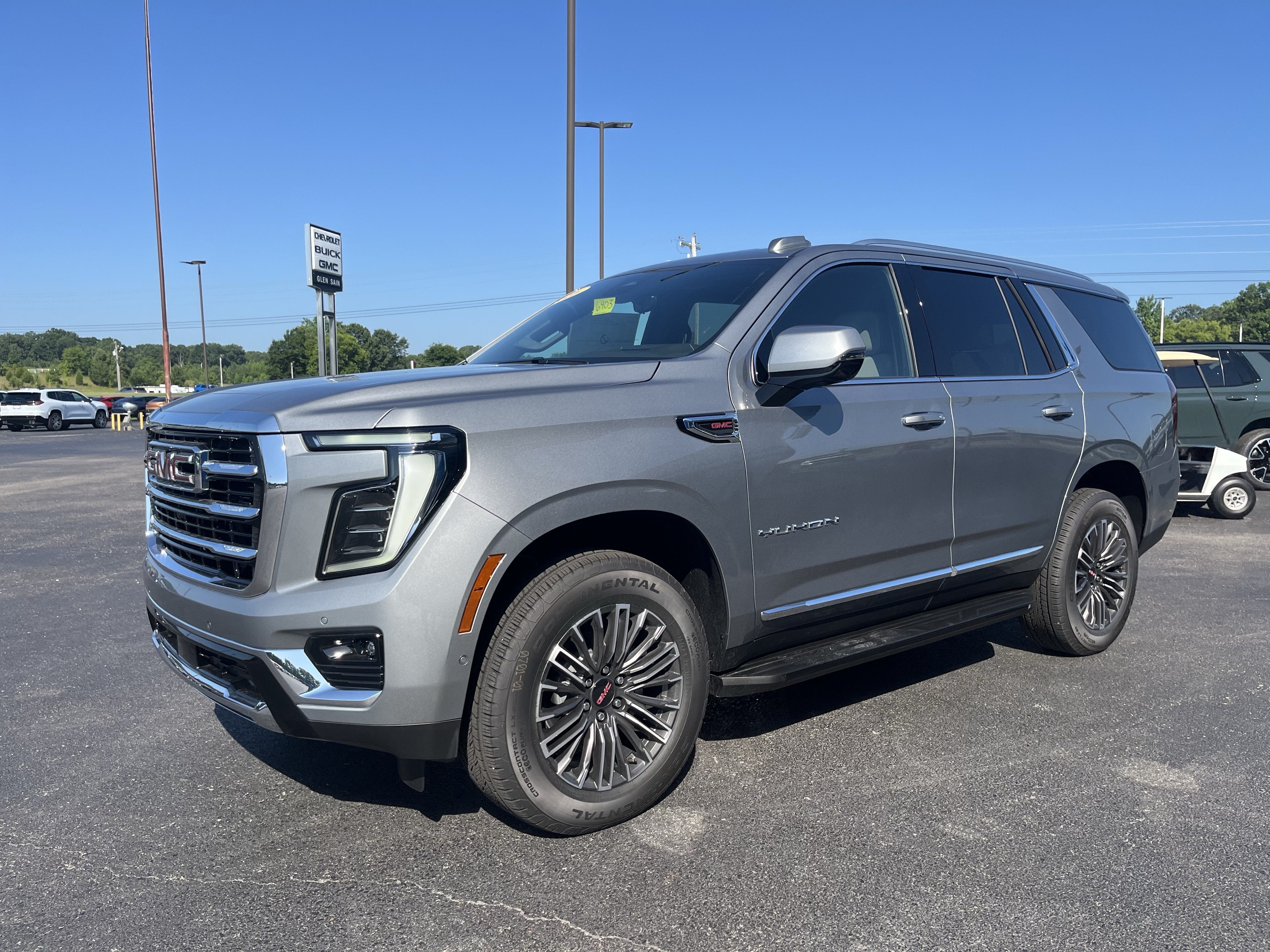 2026 GMC Yukon Elevation in Sterling Metallic — front three-quarter view